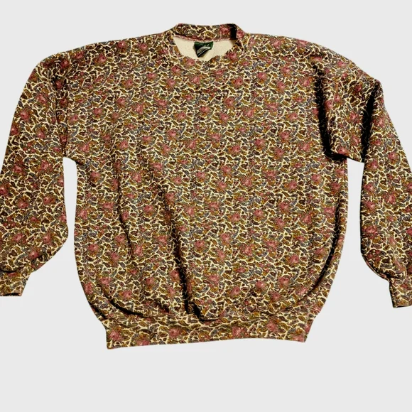 Vintage Northern Reflections Sweatshirts - 1990s Floral Sweatshirts - Set of 2 - Picture 2 of 6